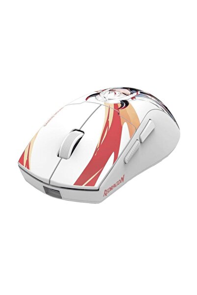 REDRAGON Mouse gaming wireless bluetooth si cu fir K1ng Max Anime Alb