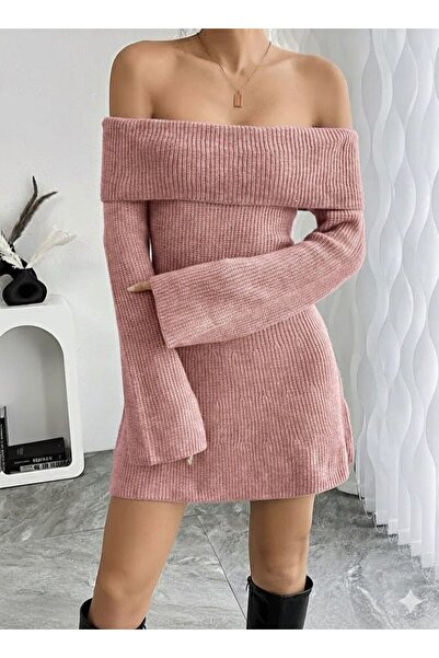 Keywest Rochie de damă cu guler Madonna mini tricotaje