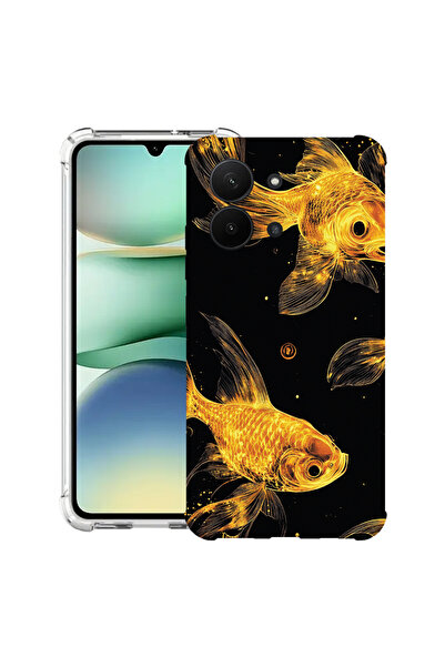 bestcase Carcasă antișoc pentru Xiaomi Redmi 15C 4G (171 mm), Gold Fishes, 20...