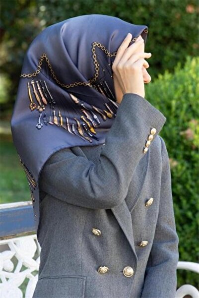 Vissona وشاح تيفيل الحريري 61009 - 11 - 0029 نمط سلسلة مدخنة