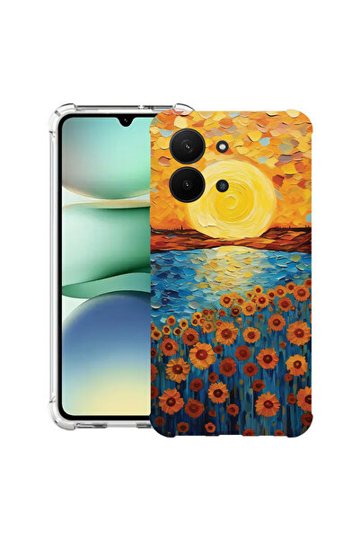 bestcase Carcasă antișoc pentru Xiaomi Redmi 15C 4G (171 mm), pictură floarea...