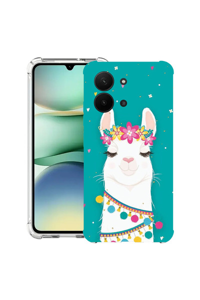 bestcase Carcasă antișoc pentru Xiaomi Redmi 15C 4G (171 mm), Lovely Lama, 20...