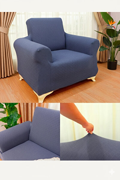 kutlale غطاء كرسي فردي من الجاكار بنمط السلة