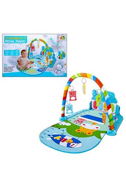 Robentoys Covoraș de joacă pentru bebeluși + pian cu baterii