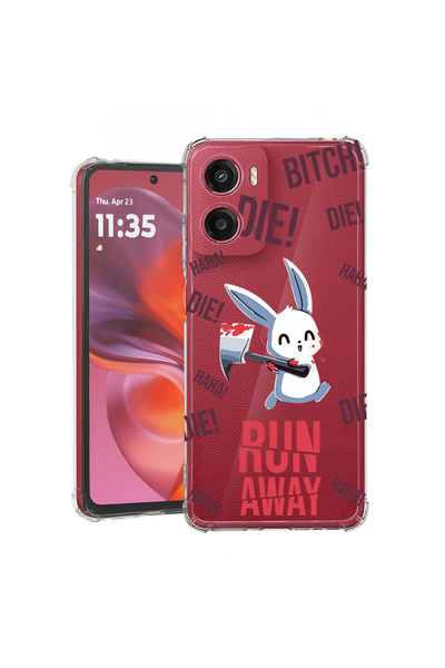 bestcase Carcasă antișoc pentru Motorola Moto G06, Fugi!, 2078499 AS 1463