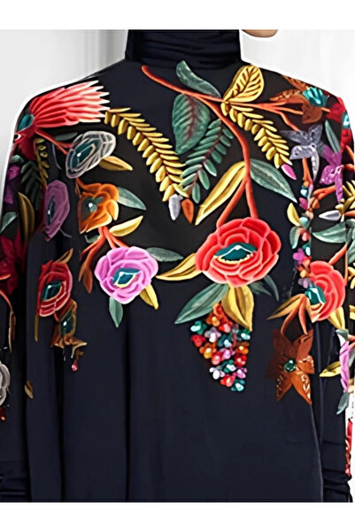 Moda Ebrar Γυναικεία μακρυμάνικη μικρο μπλούζα με ζιβάγκο ασύμμετρη κοπή