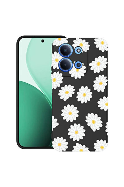 bestcase Carcasă ultra subțire TPU pentru Xiaomi Redmi 15C 5G (173mm), cu design Happy Flowers Daisy, 2100002 B 513
