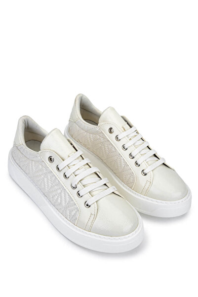 Tamer Tanca Women's Faux Leather White Sneakers & Sports Shoes