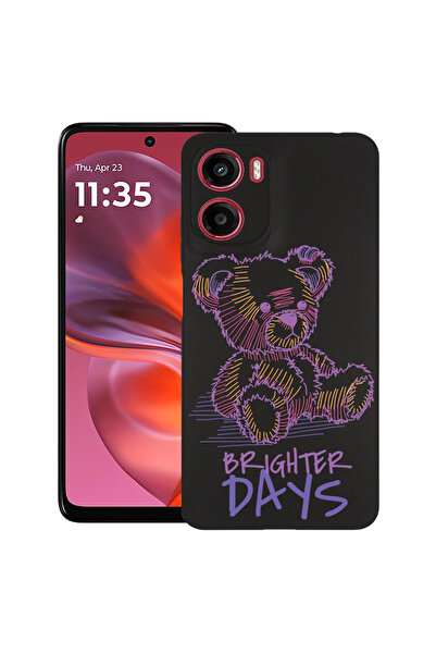 bestcase Carcasă ultra subțire TPU pentru Motorola Moto G06, Teddy Bear Brigh...