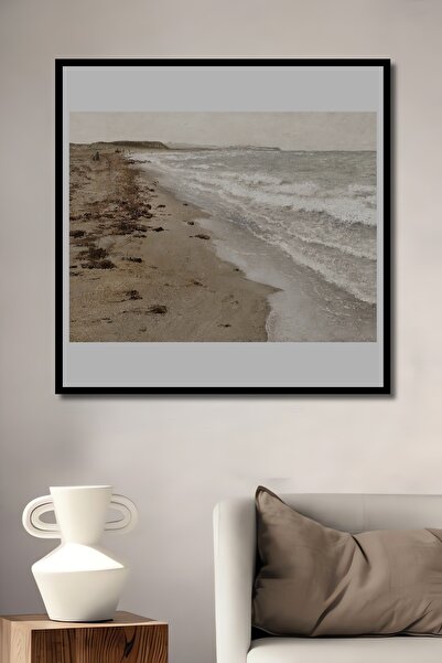 Teona Ahşap Tablou decorativ din lemn dreptunghiular, cu aspect de cadru de l...