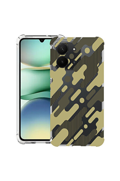 bestcase Αντικραδασμική θήκη για Xiaomi Redmi 15C 4G (171 MM), πράσινο καμουφ...