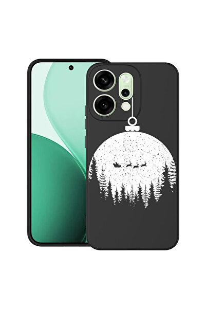 bestcase Carcasă ultrasubțire TPU pentru Oppo Reno14 5G, Glob de Crăciun, 208...