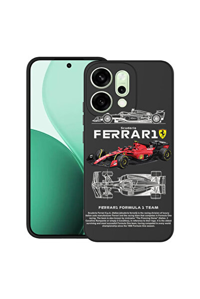 bestcase Carcasă ultra subțire TPU pentru Oppo Reno14 5G, Ferrari Scuderia, 2...