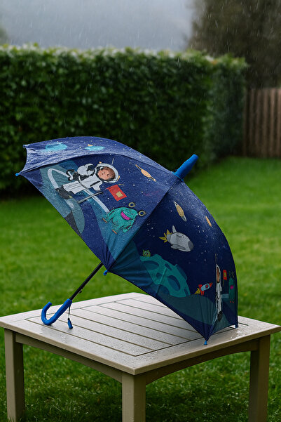 Silmarillion 71 CM!Çocuklara Yağmuru Sevdiren Katlanır Bardak Kılıflı Düdüklü Çocuk Şemsiyesi Yağmur Kış Sonbahar