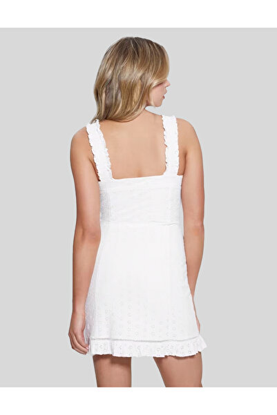 Guess Rochie mini Guess, alb