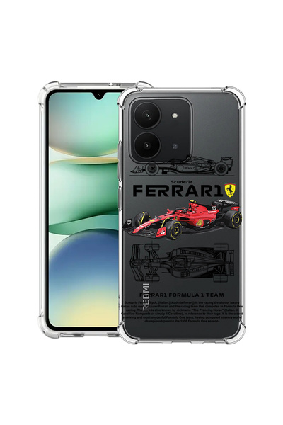 bestcase Carcasă antișoc pentru Xiaomi Redmi 15C 4G (171 mm), Ferrari Scuderi...