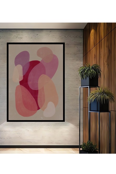 Teona Ahşap Tablou decorativ din lemn dreptunghiular cu aspect de cadru textu...