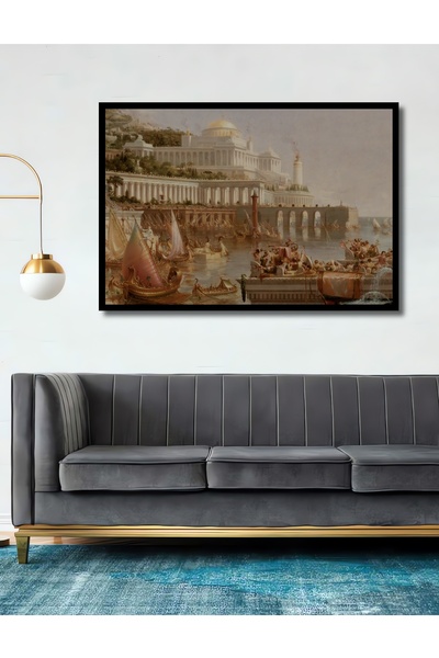 Teona Ahşap Tablou decorativ din lemn dreptunghiular cu aspect de cadru de pe...