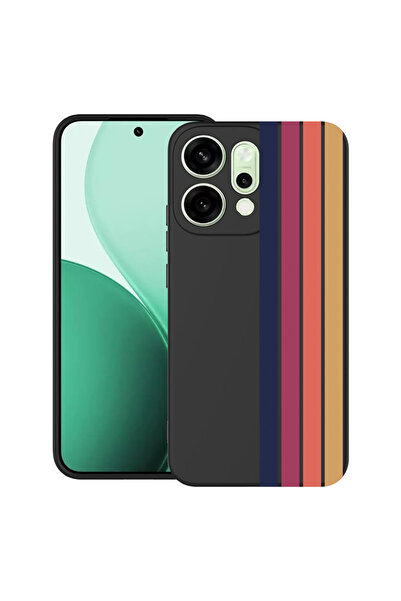 bestcase Carcasă ultra subțire TPU pentru Oppo Reno14 5G, linii retro, 208289...