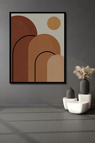 Teona Ahşap Tablou decorativ din lemn dreptunghiular, artă abstractă, încadra...