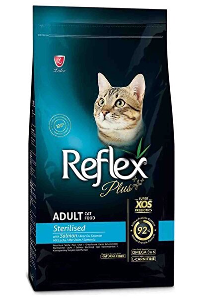 Reflex plus adult sterilised salmon 1,5kg somonlu kısırlaştırılmış kedi maması