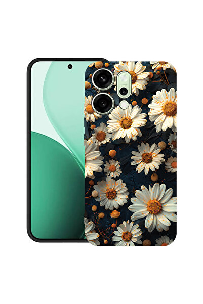bestcase Carcasă ultra subțire TPU pentru Oppo Reno14 5G, model 3D Daisy, 208...