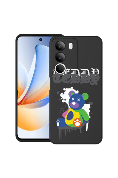 bestcase Carcasă ultrasubțire TPU pentru Realme C71, culori pastelate cu ursu...