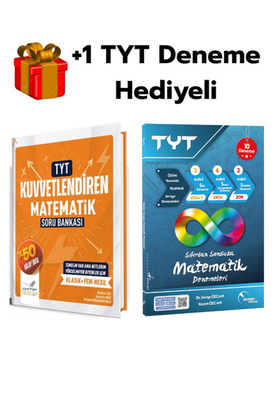Doktrin Yayınları Aktif Öğrenme 2026 TYT Kuvvetlendiren Matematik ve Sıfırdan Sonsuza Matematik Deneme +1 DenemeHediye