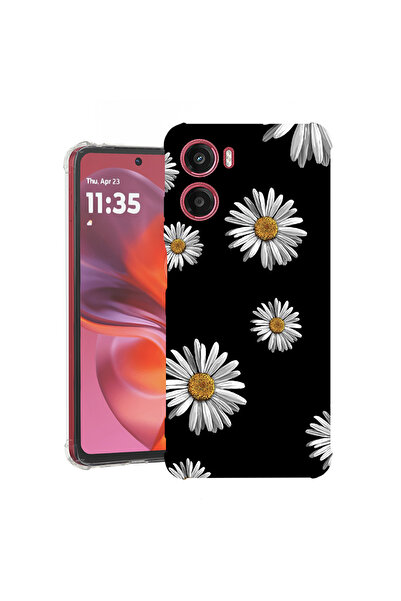 bestcase Αντικραδασμική θήκη για Motorola Moto G06, μοτίβο μαργαρίτας, 207849...