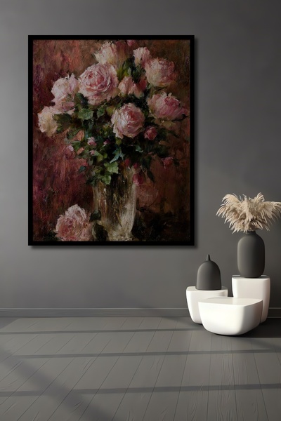 Teona Ahşap Tablou decorativ din lemn dreptunghiular cu aspect de ramele eleg...