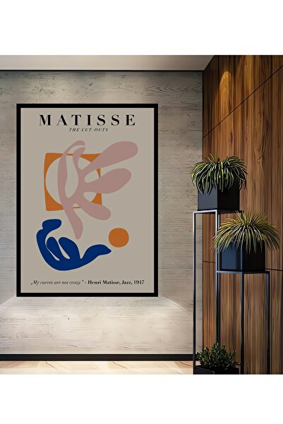 Teona Ahşap Tablou decorativ din lemn dreptunghiular Henri Matisse cu aspect ...