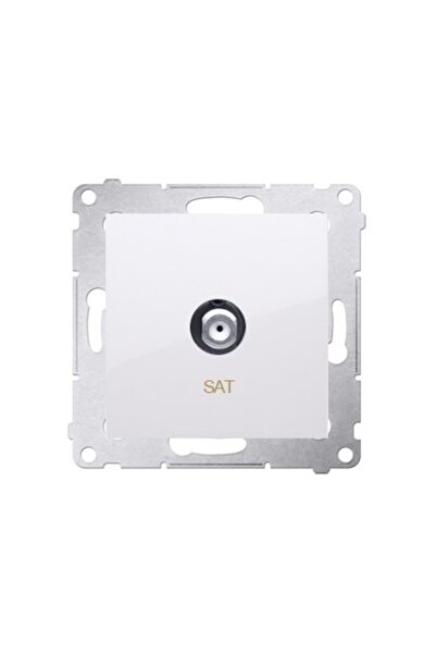 Other Single SAT socket white Simon54