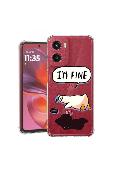 bestcase Αντικραδασμική θήκη για Motorola Moto G06, Duck Life - I'm Fine, 207...