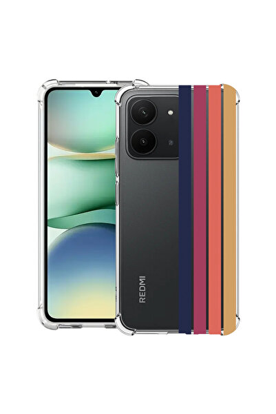 bestcase Carcasă antișoc pentru Xiaomi Redmi 15C 4G (171 mm), linii retro, 20...