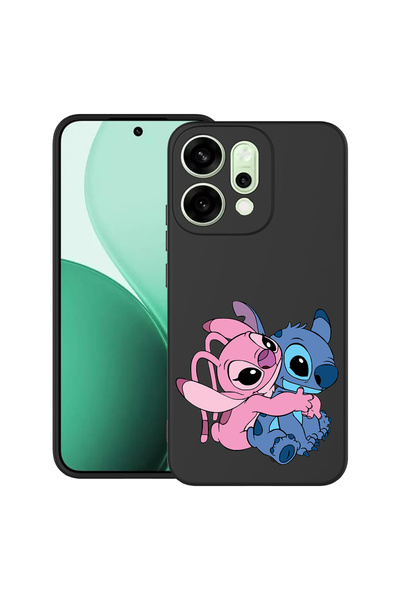 bestcase Carcasă ultra subțire TPU pentru Oppo Reno14 5G, model Angel Hugging...