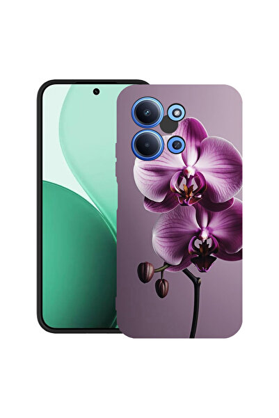 bestcase TPU ултра тънък калъф за Xiaomi Redmi 15C 4G (171 мм), Розова орхиде...