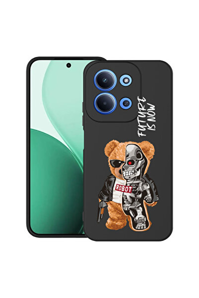 bestcase Carcasă ultrasubțire TPU pentru Xiaomi Redmi 15C 4G (171 mm), jumătate robot, jumătate ursuleț de pluș, 2082902 B 931