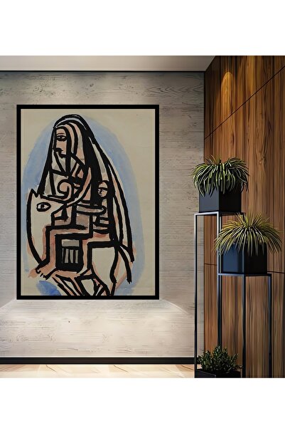 Teona Ahşap Tablou decorativ din lemn dreptunghiular cu aspect modern de rama de călătorie figurată