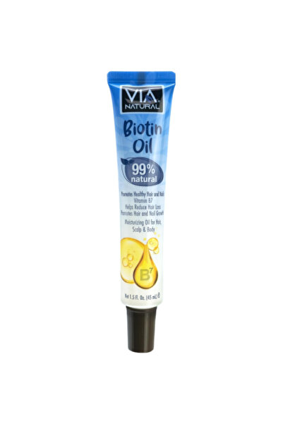 Via Natural زيت البيوتين النباتي الطبيعي الأمريكي من فيا ناتشرالز 0 للعناية ا...