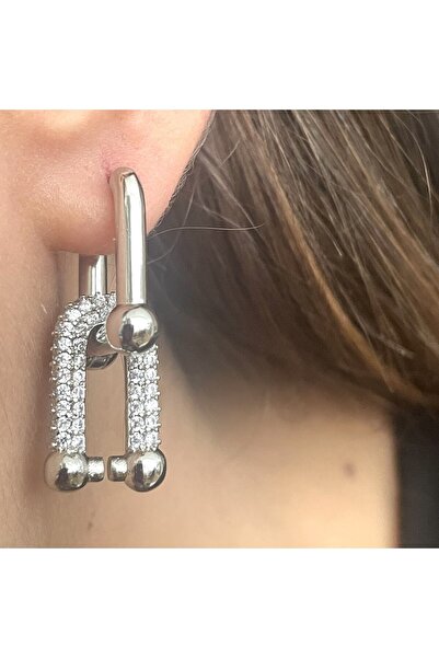 ismim bijuteri Zirkon Taşlı Tifany Küpe