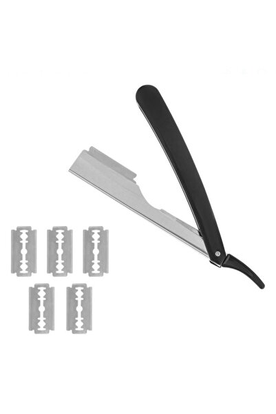 Omnia Brici Frizerie - Styling Profesional cu 5 Lame de Rezerva 25cm Otel Inoxidabil De Calitate