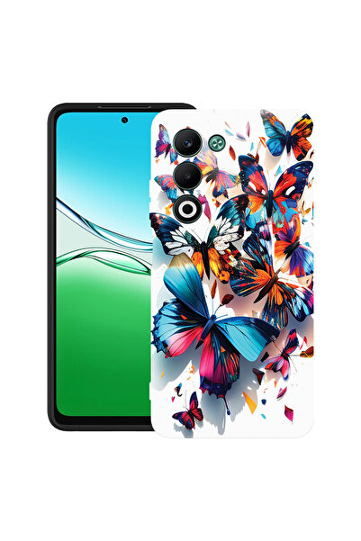 bestcase Carcasă ultra subțire TPU pentru Xiaomi Redmi 15 4G (171 mm), fluturi colorați, 2082901 B 1226