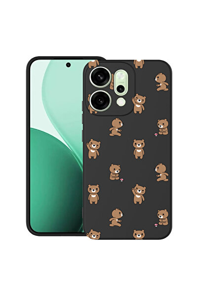 bestcase Carcasă ultrasubțire TPU pentru Oppo Reno14 5G, model ursuleț de plu...
