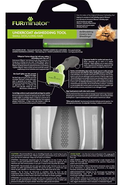 Furminator Undercoat deShedding Tool for Small Long Hair Dogs 4.5-9 kg