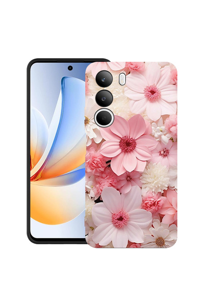 bestcase Carcasă ultra subțire TPU pentru Realme C71, margaretă roz și albă, ...