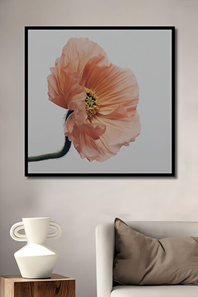 Teona Ahşap Tablou decorativ din lemn dreptunghiular cu aspect de rama de flo...