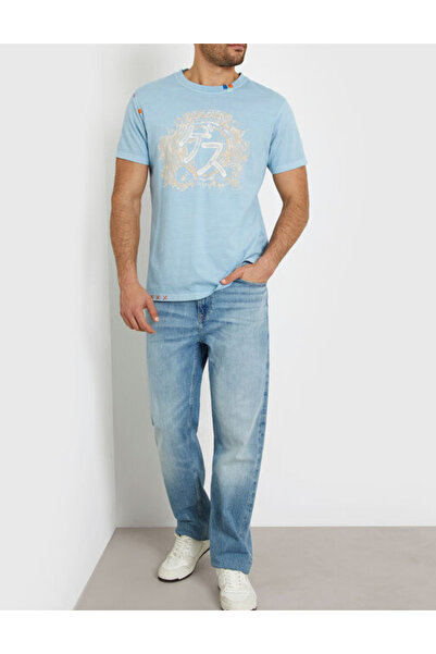 Guess Tricou Guess, albastru