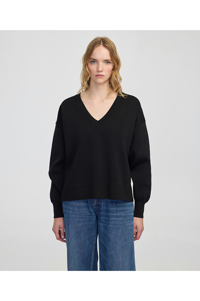 İpekyol V yaka basic triko
