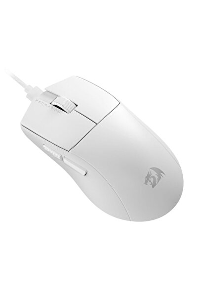 REDRAGON Mouse gaming K1ng 1K, mouse cu fir, 12400 DPI, alb