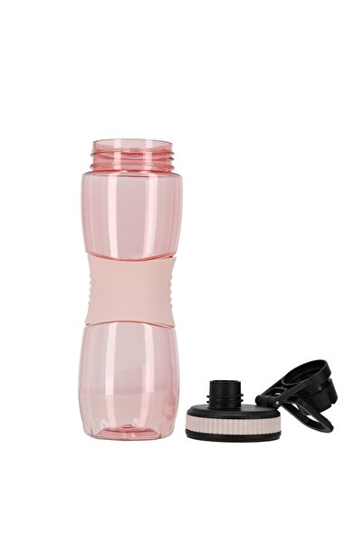 Strigo Water bottle with rubber sleeve, 600 ml, pink SSC377
